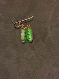 Pea Pod Jade Earrings