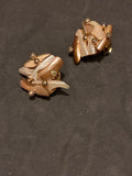 Vintage Mother of Pearl Clip On Earrings