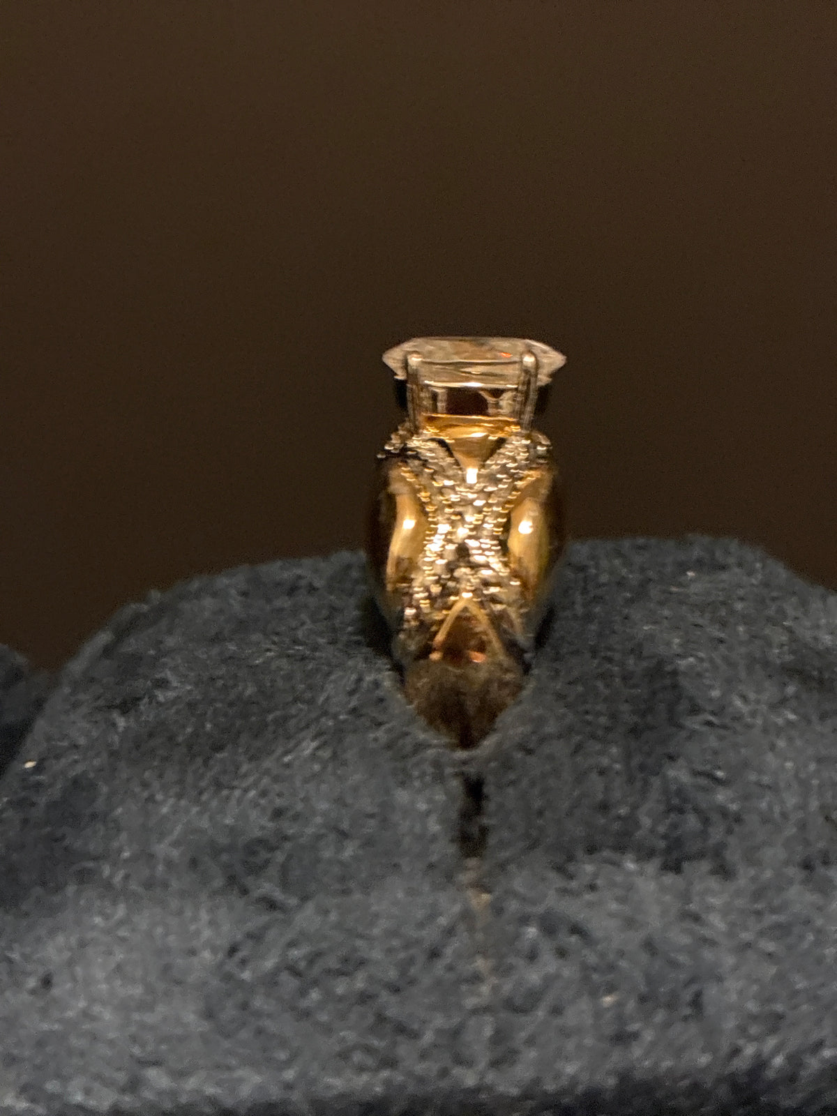 Preloved CZ Gold Plated Ring