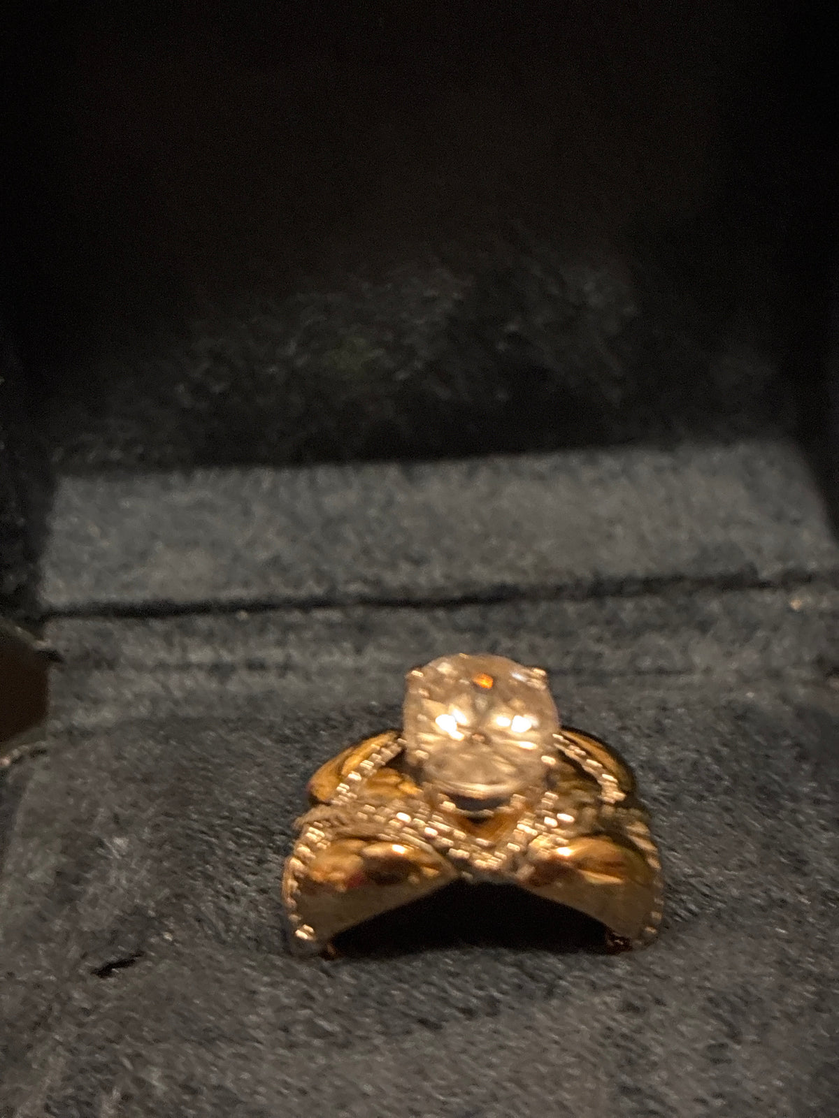 Preloved CZ Gold Plated Ring