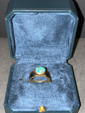 925 Gold Plated Ring Size 8.5