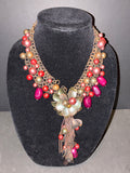 Vintage Bead Statement Necklace