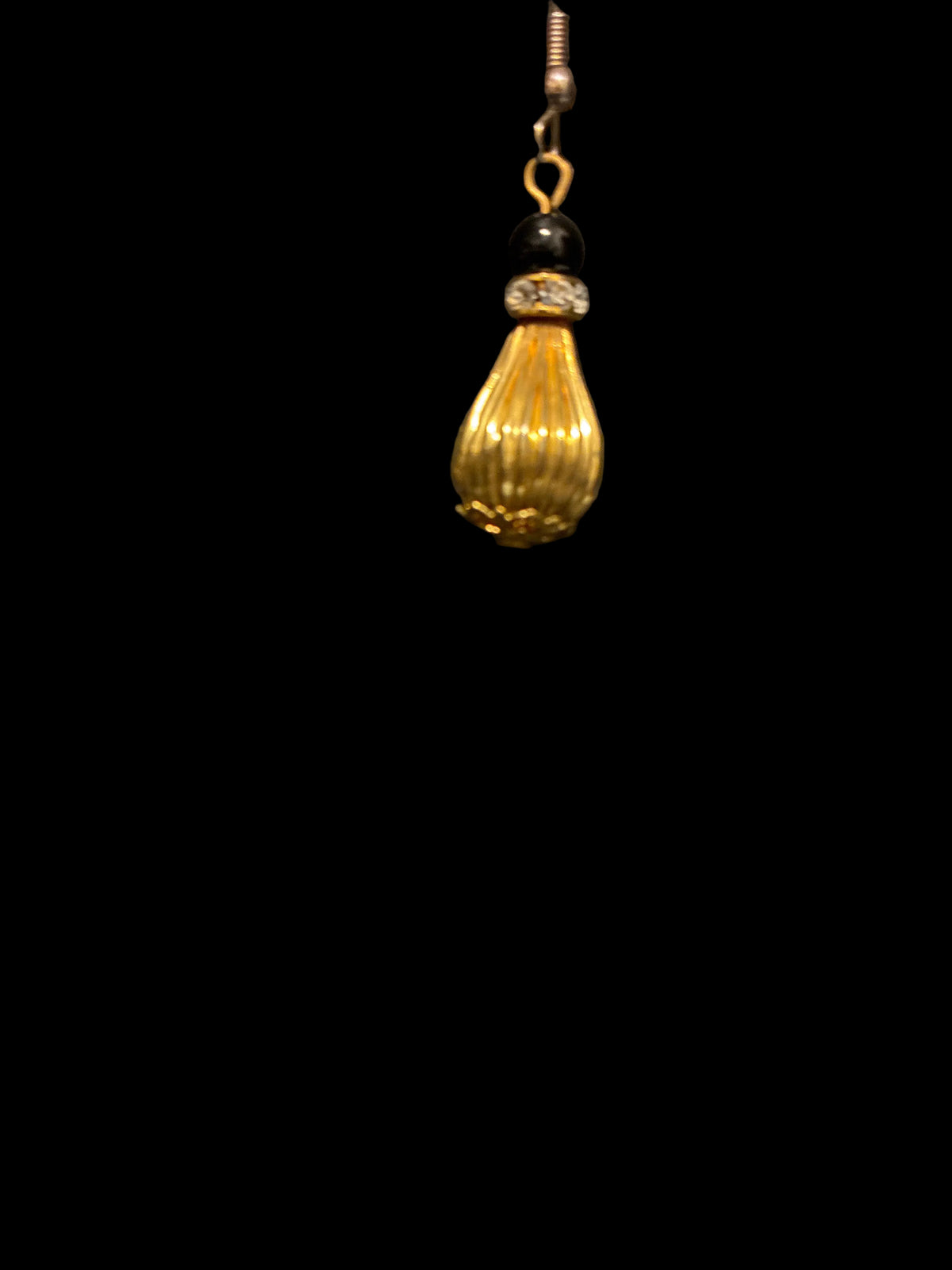 Vintage Drop Gold Plated Earrings