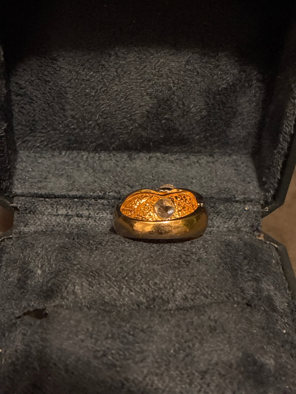 Preloved CZ Gold Plated Ring