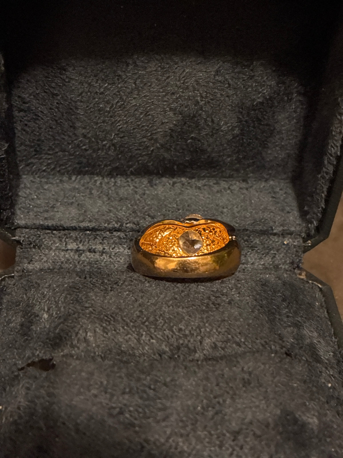 Preloved CZ Gold Plated Ring