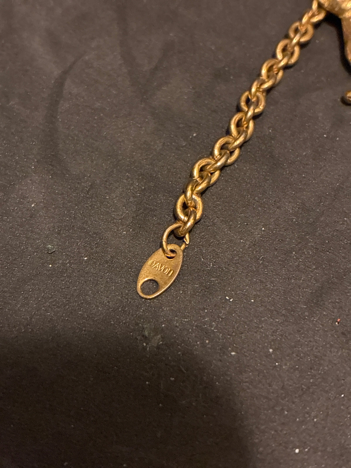 Vintage Avon Cat Charm Bracelet