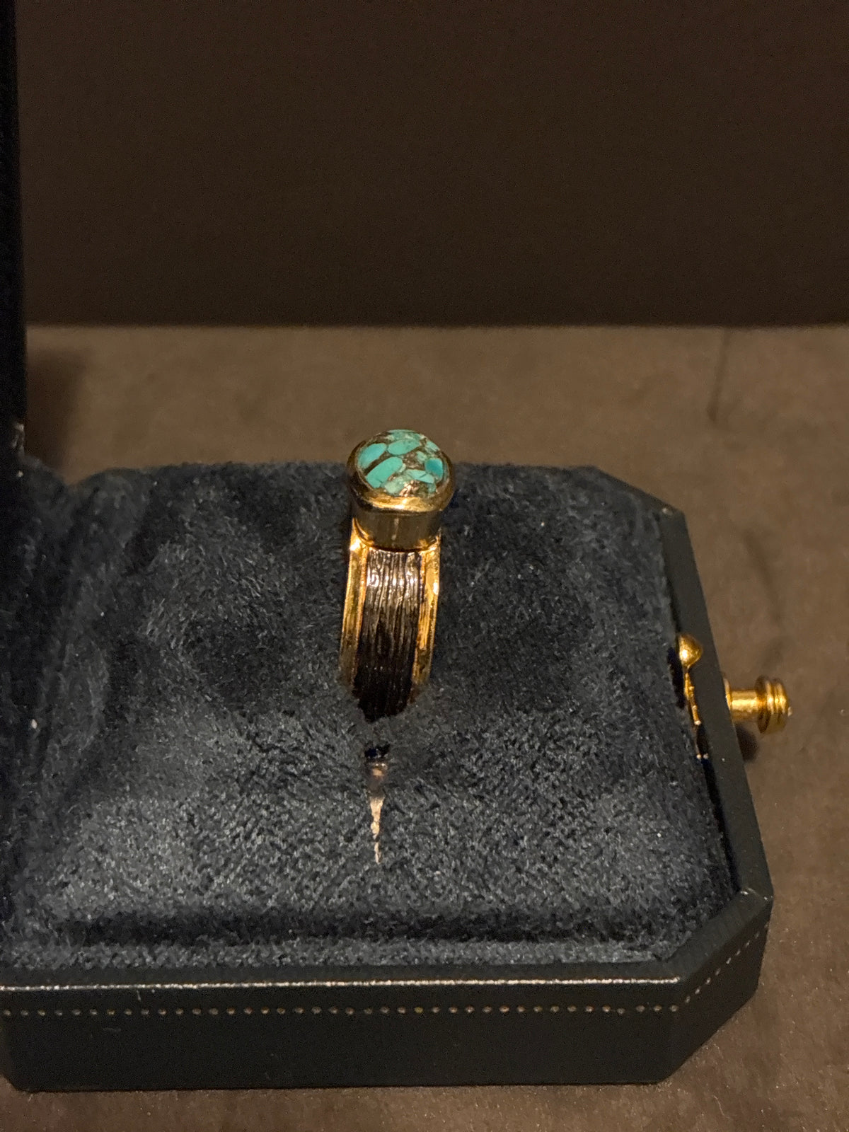 925 Gold Plated Ring Size 8.5