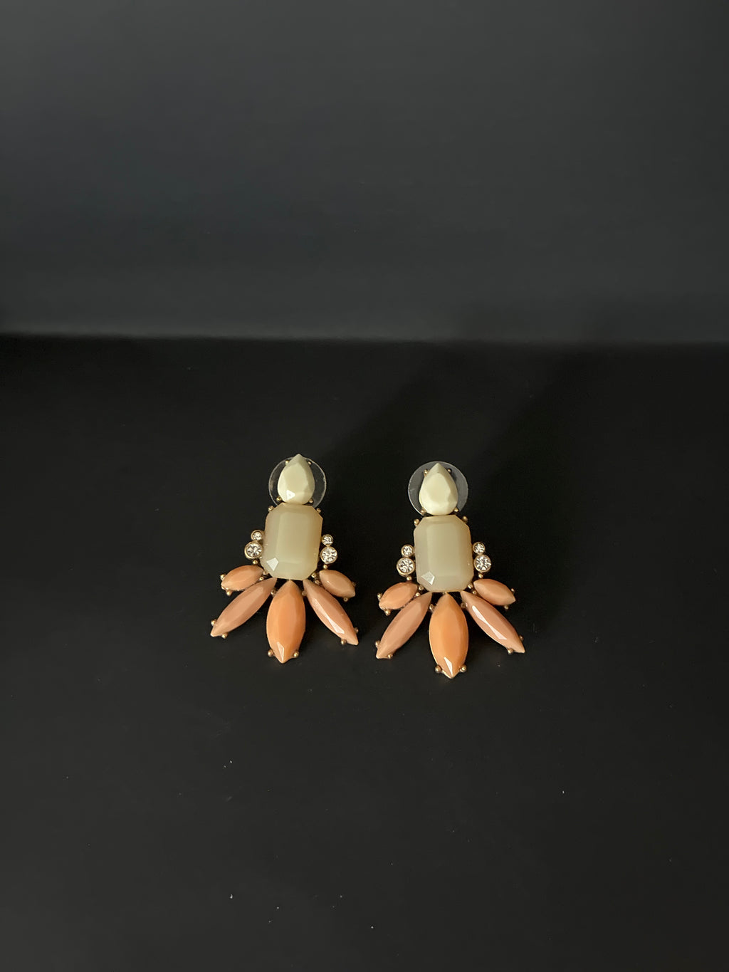 Vintage J Crew Rhinestone Earrings
