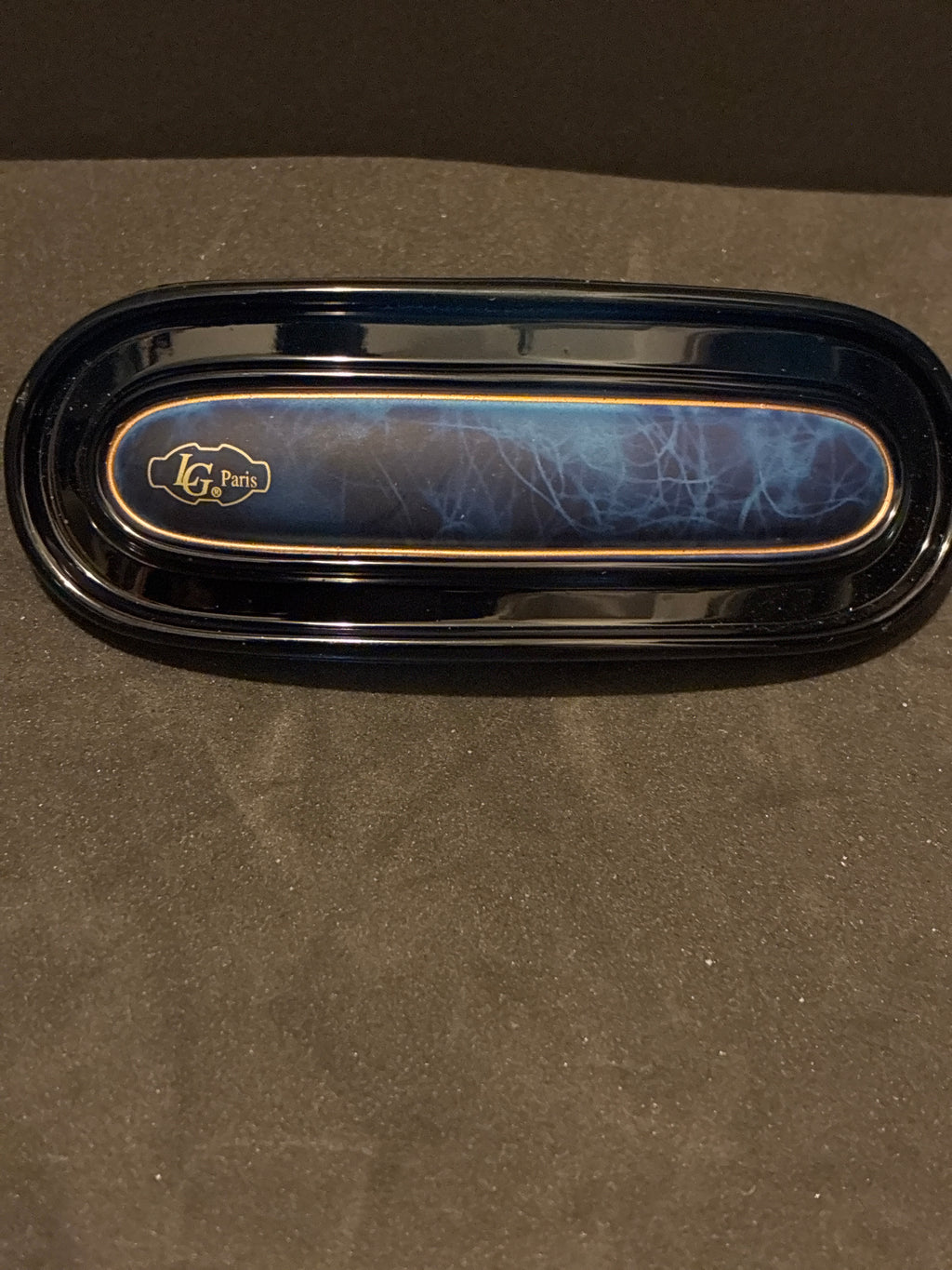 Louis Legrand Paris Vintage Blue Hair Barrette