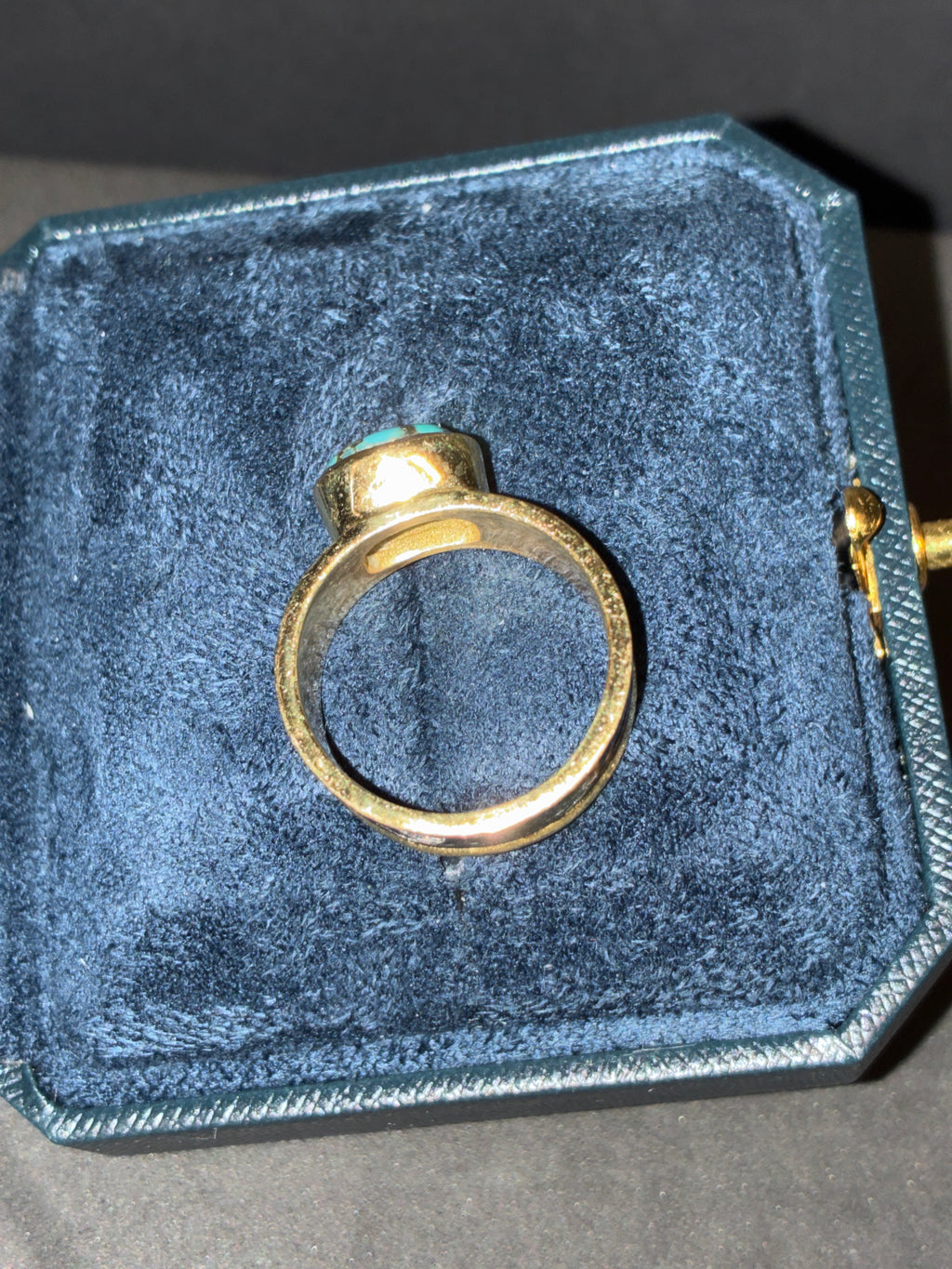 925 Gold Plated Ring Size 8.5