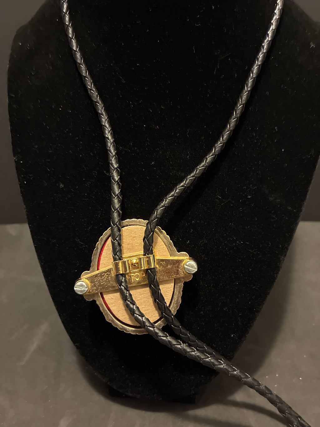 Bolo Tie With Leather Strap